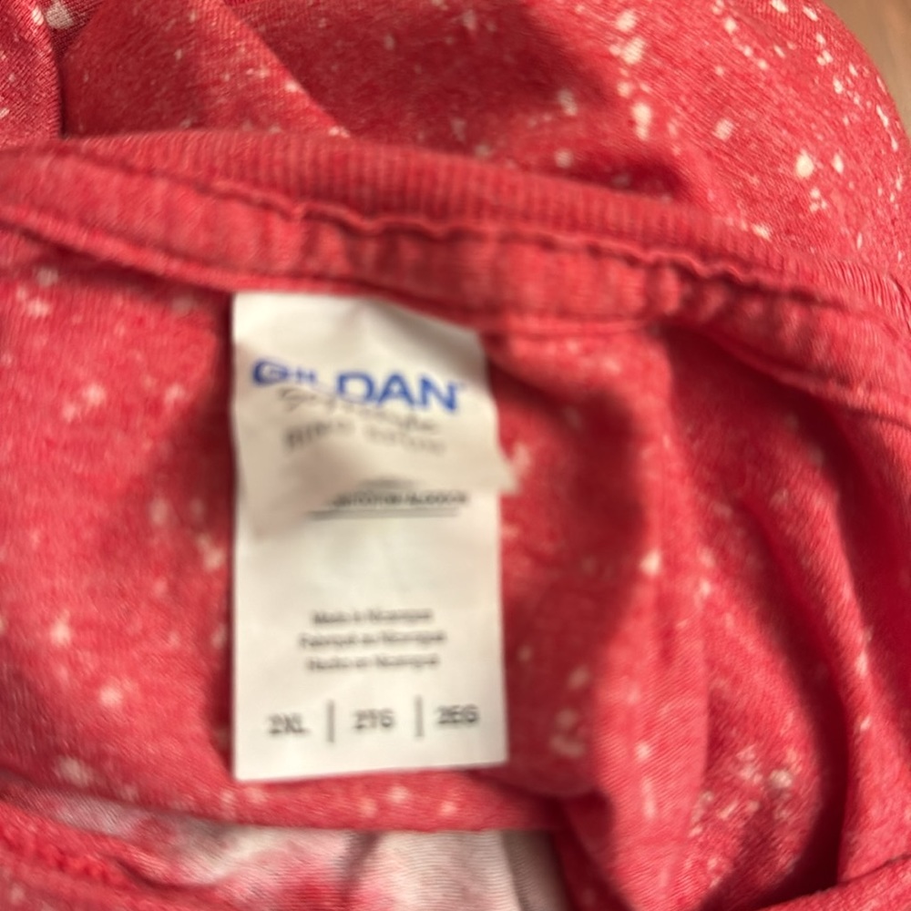 Bleached T-shirt - Reds - Picture 2 of 2